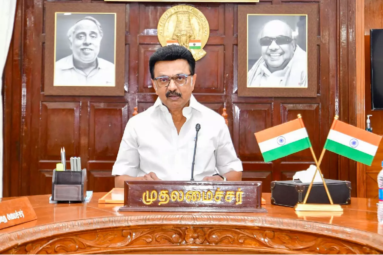 Tamil Nadu CM स्टालिन ने पीएम मोदी को पत्र लिखकर केंद्र के कदम का स्वागत किया Tamil Nadu CM स्टालिन ने पीएम मोदी को पत्र लिखकर केंद्र के कदम का स्वागत किया