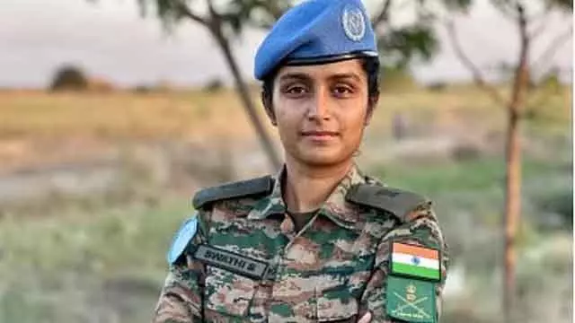 Bangalore की मेजर स्वाति शांताकुमार को UN सेक्रेटरी जनरल अवॉर्ड मिला Bangalore की मेजर स्वाति शांताकुमार को UN सेक्रेटरी जनरल अवॉर्ड मिला