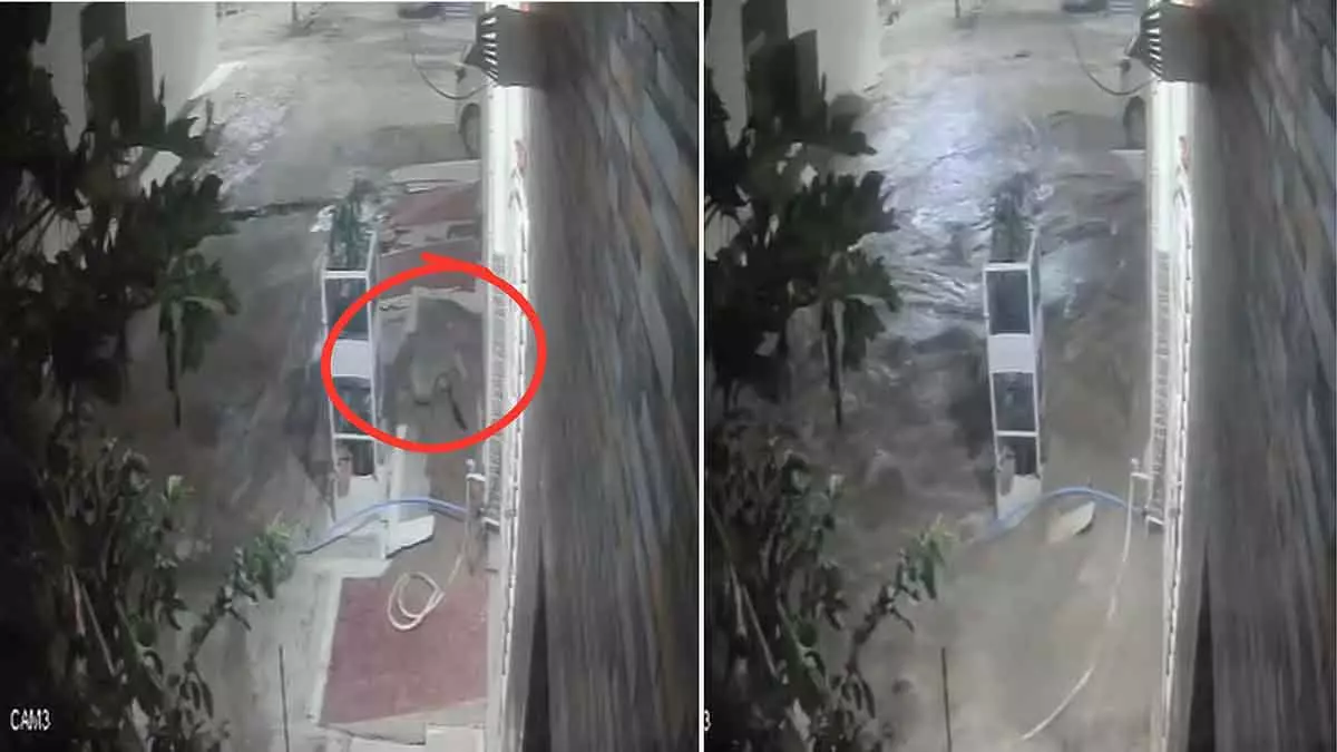 MP : ग्वालियर में पाइपलाइन फटने से ज़मीन में दरारें, पूरी कॉलोनी में पानी भर गया MP : ग्वालियर में पाइपलाइन फटने से ज़मीन में दरारें, पूरी कॉलोनी में पानी भर गया