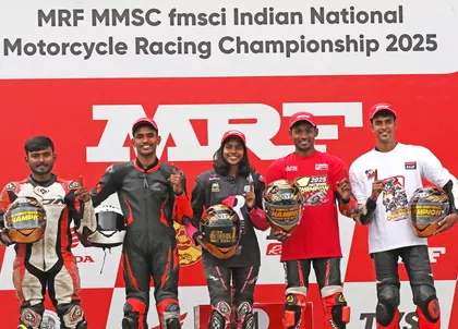 National मोटरसाइकिल रेसिंग: सूर्या और राज कुमार की शानदार जीत National मोटरसाइकिल रेसिंग: सूर्या और राज कुमार की शानदार जीत
