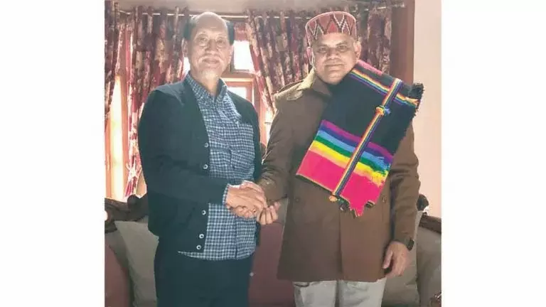 Nagaland: दुबे और रियो ने विकास और खनन की संभावनाओं पर चर्चा की Nagaland: दुबे और रियो ने विकास और खनन की संभावनाओं पर चर्चा की