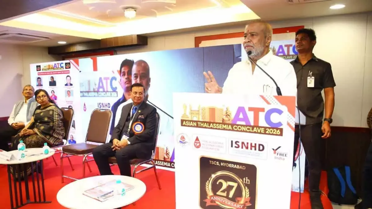 Telangana 2035 तक थैलेसीमिया मुक्त राज्य बन जाएगा: स्वास्थ्य मंत्री Telangana 2035 तक थैलेसीमिया मुक्त राज्य बन जाएगा: स्वास्थ्य मंत्री