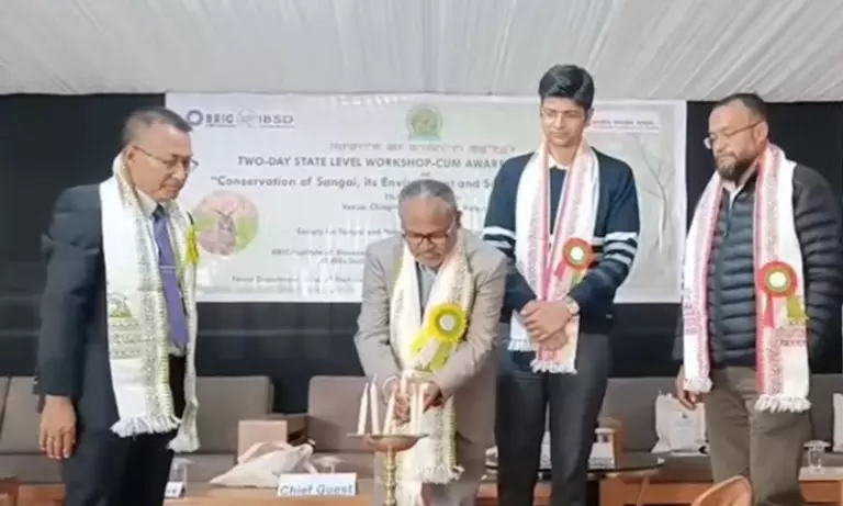 Manipur में संगाई हिरण बचाने पर मंथन, त्वरित कार्रवाई पर ज़ोर