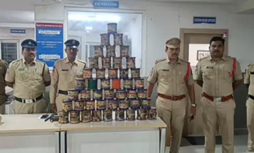 Hyderabad पुलिस ने प्रतिबंधित चीनी मांझे के खिलाफ अभियान तेज किया Hyderabad पुलिस ने प्रतिबंधित चीनी मांझे के खिलाफ अभियान तेज किया