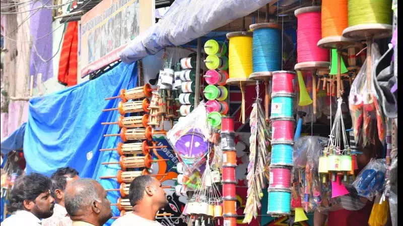 Telangana : चीनी मांझा व्यापारी गिरफ्तार