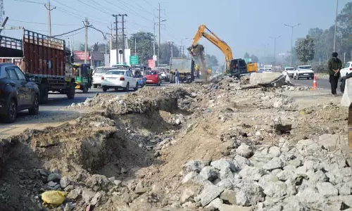 Ludhiana: जस्सियां रोड अंडरपास का काम ज़ोरों पर Ludhiana: जस्सियां रोड अंडरपास का काम ज़ोरों पर