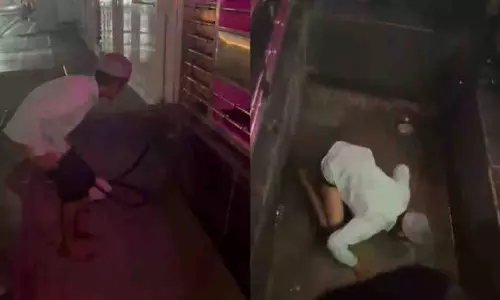 Hyderabad में कट्टा मैसम्मा मंदिर के सामने मुस्लिम आदमी ने शौच किया