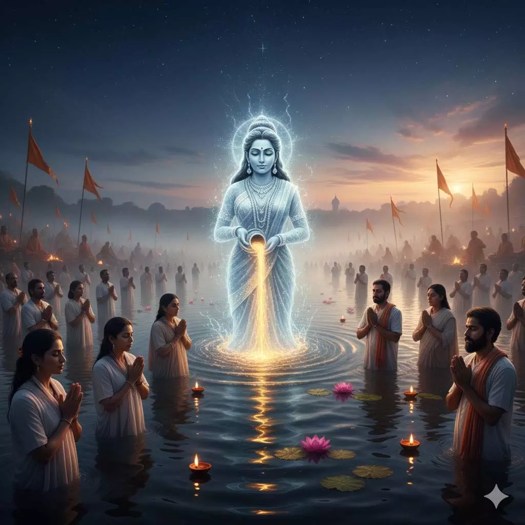 Mauni Amavasya 2026 : मौनी अमावस्या पर बस एक बार कर लें गंगा मैया के इन मंत्रों का जाप, जागजाएगी सोई हुई किस्मत Mauni Amavasya 2026 : मौनी अमावस्या पर बस एक बार कर लें गंगा मैया के इन मंत्रों का जाप, जागजाएगी सोई हुई किस्मत