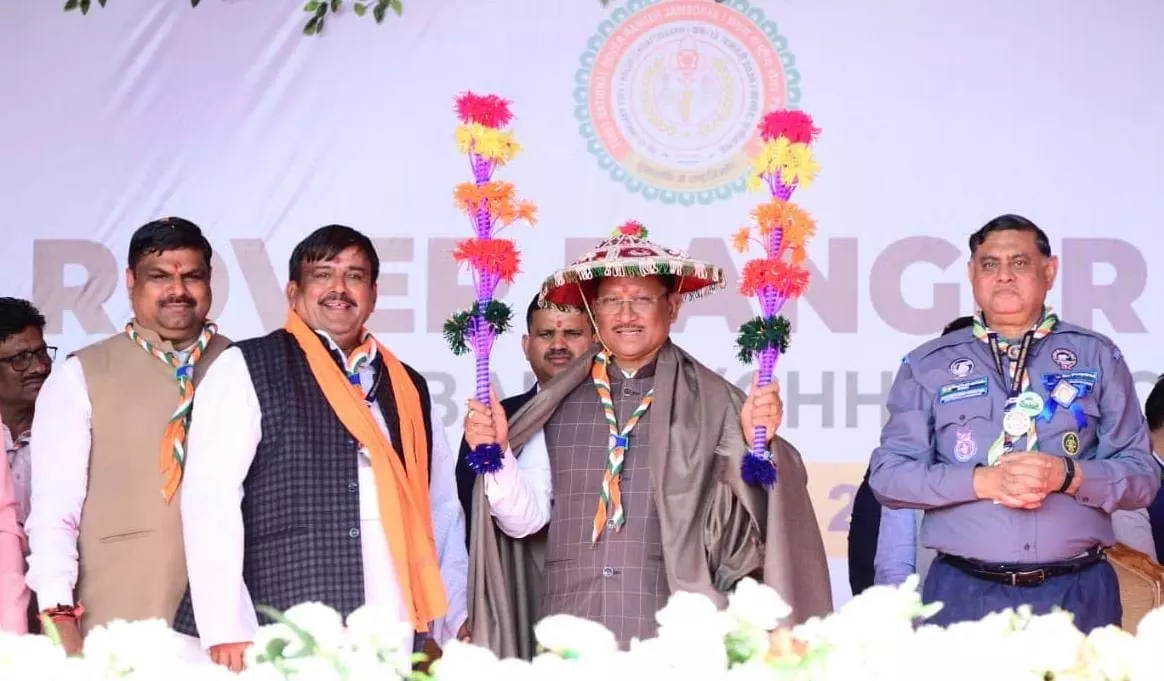स्काउट एक जीवन पद्धति है, जो हमें चुनौतियों से जूझना सिखाती है: CM साय स्काउट एक जीवन पद्धति है, जो हमें चुनौतियों से जूझना सिखाती है: CM साय