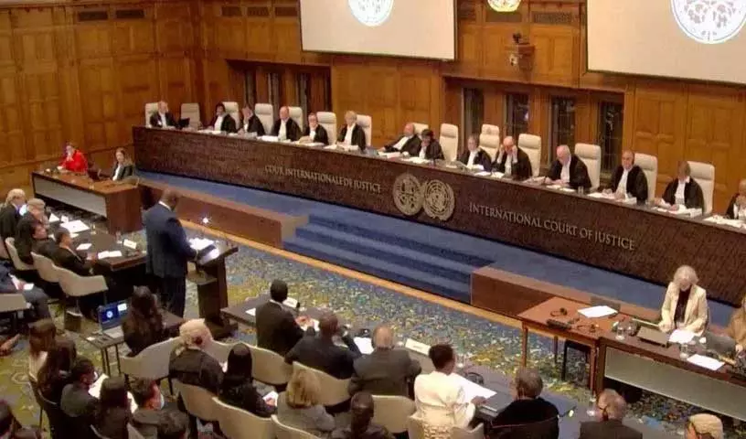 रोहिंग्या नरसंहार पर ICJ में सुनवाई शुरू, गाम्बिया ने म्यांमार के खिलाफ मामला पेश किया रोहिंग्या नरसंहार पर ICJ में सुनवाई शुरू, गाम्बिया ने म्यांमार के खिलाफ मामला पेश किया