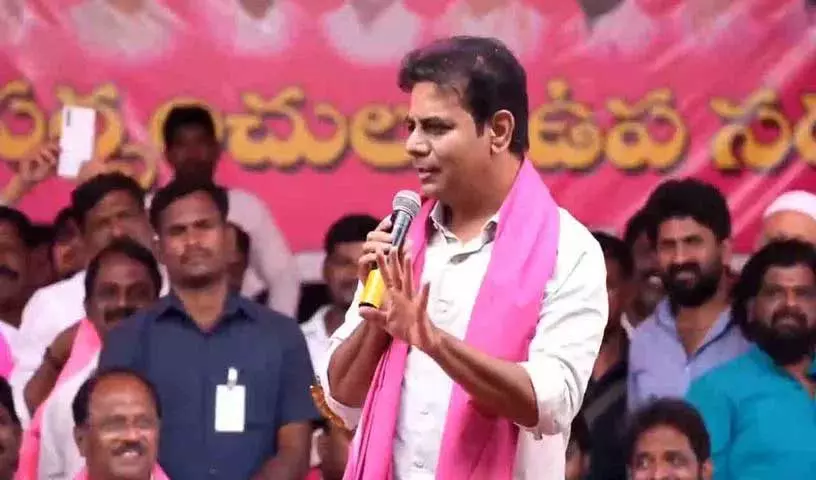 पलामुरु के लोग कांग्रेस पार्टी को कुचल देंगे: KTR पलामुरु के लोग कांग्रेस पार्टी को कुचल देंगे: KTR