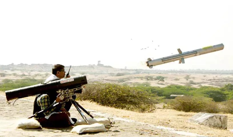 DRDO ने स्वदेशी फायर-एंड-फॉरगेट एंटी-टैंक मिसाइल का सफल परीक्षण किया