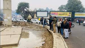 Bharat Nagar Chowk पर ट्रैफिक से निपटने के लिए MC ने मॉल रोड को चौड़ा करना शुरू किया