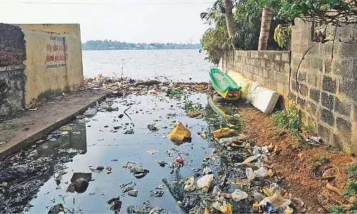 पीने के पानी में मिलावट, Puzhal Lake में बिना रोक-टोक के सीवेज बहता है