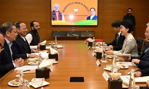 New Delhi: चीन की कम्युनिस्ट पार्टी का डेलिगेशन भाजपा कार्यालय में