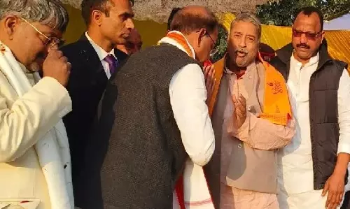 Ayodhya: विनय कटियार का भाजपा प्रदेश कार्यालय में स्वागत