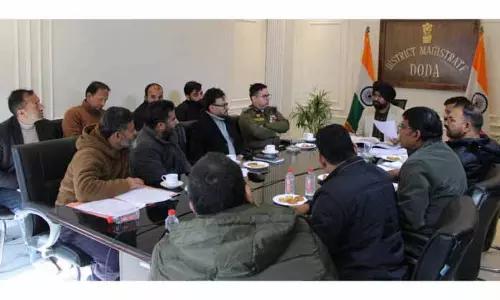 DC Doda ने केवी पर काम की प्रगति की समीक्षा की