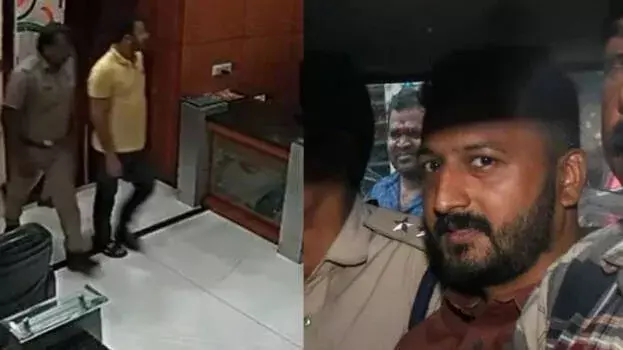 kerala: कोर्ट जाते समय विरोध, राहुल ममकूटाथिल पर अंडे फेंकने की घटना kerala: कोर्ट जाते समय विरोध, राहुल ममकूटाथिल पर अंडे फेंकने की घटना