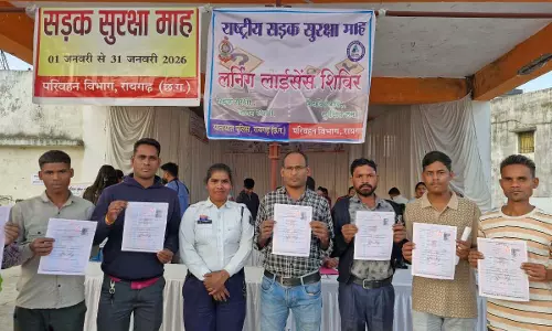 रायगढ़ में लर्निंग लाइसेंस शिविर का आयोजन, 278 नए वाहन चालक हुए लाभान्वित