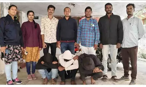 Hyderabad में ड्रग्स तस्करी के आरोप में तीन लोग गिरफ्तार, 2 किलो गांजा जब्त