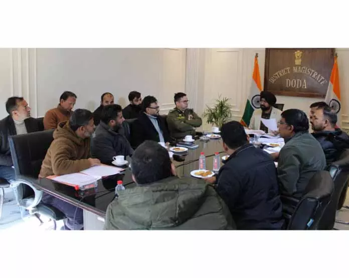 DC Doda ने केवी पर काम की प्रगति की समीक्षा की DC Doda ने केवी पर काम की प्रगति की समीक्षा की