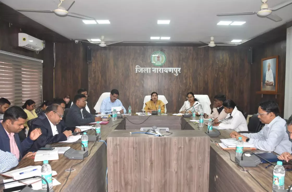 नियद नेल्ला नार क्षेत्र में योजनाओं का शत-प्रतिशत सैचुरेशन सुनिश्चित करें : कलेक्टर नम्रता जैन नियद नेल्ला नार क्षेत्र में योजनाओं का शत-प्रतिशत सैचुरेशन सुनिश्चित करें : कलेक्टर नम्रता जैन