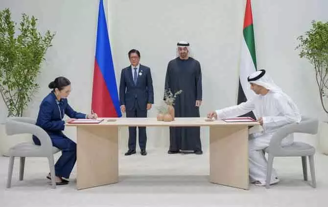 मिडिल ईस्ट में Philippines की बड़ी डील: UAE के साथ फ्री ट्रेड पैक्ट पर मुहर मिडिल ईस्ट में Philippines की बड़ी डील: UAE के साथ फ्री ट्रेड पैक्ट पर मुहर