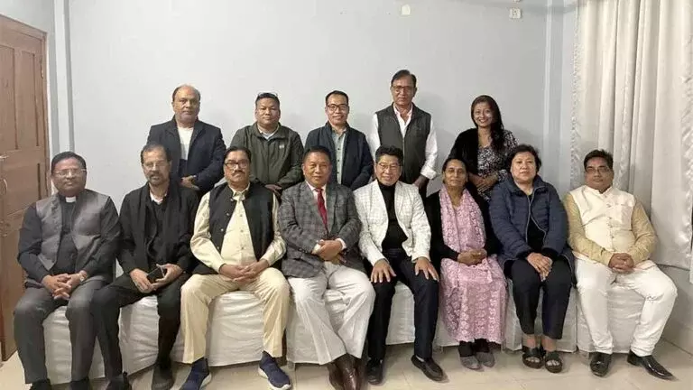 Nagaland: इंटरफेथ मीट ने नागालैंड को धार्मिक सद्भाव के मॉडल के रूप में फिर से साबित किया Nagaland: इंटरफेथ मीट ने नागालैंड को धार्मिक सद्भाव के मॉडल के रूप में फिर से साबित किया