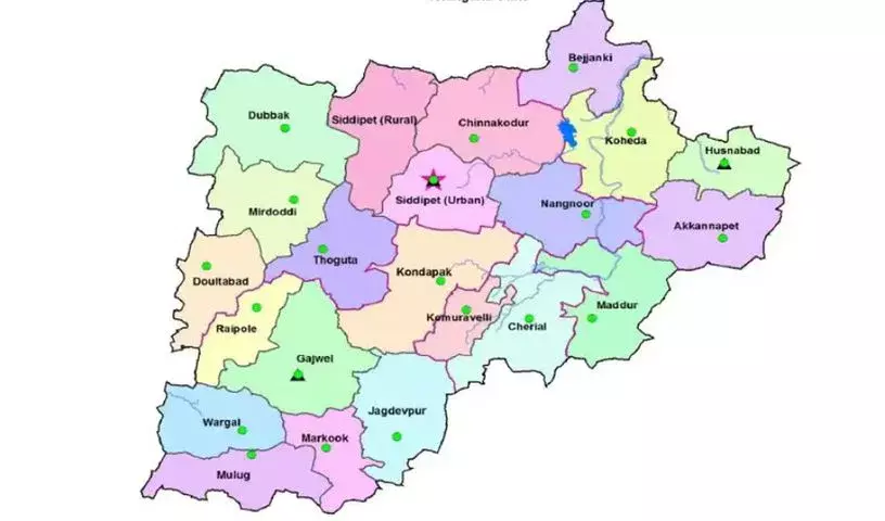 कांग्रेस के डीमर्जर प्लान के बीच सिद्दीपेट का ज़िले के तौर पर भविष्य पर शक