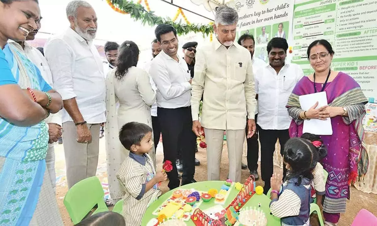 CM ने नरवरिपल्ले से कई विकास कार्यों की शुरुआत की