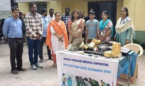 Hyderabad में स्पेशल ड्राइव के दौरान 88 टन ई-वेस्ट इकट्ठा किया Hyderabad में स्पेशल ड्राइव के दौरान 88 टन ई-वेस्ट इकट्ठा किया
