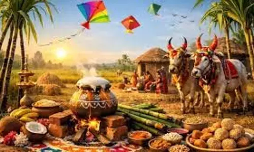 Pongal 2026:जानिए पोंगल और मकर संक्रांति में क्या है फर्क,सांस्कृतिक महत्व Pongal 2026:जानिए पोंगल और मकर संक्रांति में क्या है फर्क,सांस्कृतिक महत्व