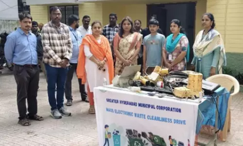 Hyderabad में विशेष अभियान के दौरान 88 टन ई-कचरा इकट्ठा किया गया Hyderabad में विशेष अभियान के दौरान 88 टन ई-कचरा इकट्ठा किया गया