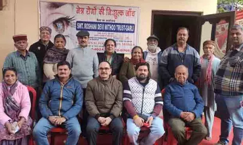 Garli village में फ्री आई चेक-अप कैंप से 219 लोगों को फायदा हुआ