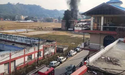 सैनिक स्कूल, सुजानपुर टीहरा में NCC स्टोर आग से जलकर खाक हो गया