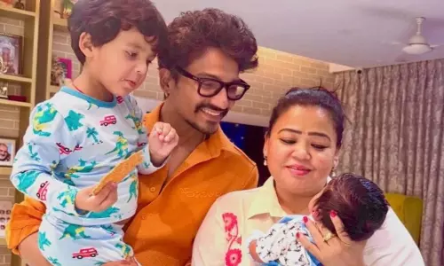 भारती सिंह और हर्ष लिम्बाचिया ने Lohri पर बेटे काजू के साथ पहली तस्वीर शेयर की
