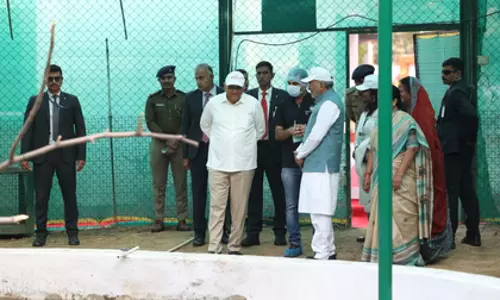 करुणा अभियान को लेकर CM एक्शन में, वाइल्डलाइफ सेंटर पहुंचे