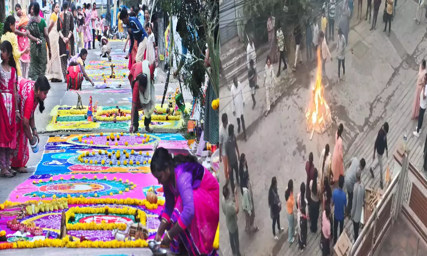 Andhra प्रदेश में पारंपरिक अलाव, भक्ति और उत्साह के साथ भोगी मनाया गया Andhra प्रदेश में पारंपरिक अलाव, भक्ति और उत्साह के साथ भोगी मनाया गया