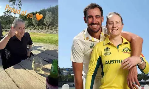 Mitchell Starc ने पत्नी के रिटायरमेंट के बाद इमोशनल पोस्ट शेयर किया