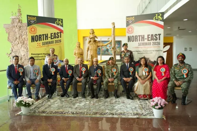 Imphal: ‘रिसर्जेंट मणिपुर’ पर सेमिनार में स्थिरता और विकास का रोडमैप तैयार किया गया Imphal: ‘रिसर्जेंट मणिपुर’ पर सेमिनार में स्थिरता और विकास का रोडमैप तैयार किया गया