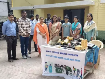Hyderabad में विशेष अभियान के दौरान 88 टन ई-कचरा इकट्ठा किया गया Hyderabad में विशेष अभियान के दौरान 88 टन ई-कचरा इकट्ठा किया गया