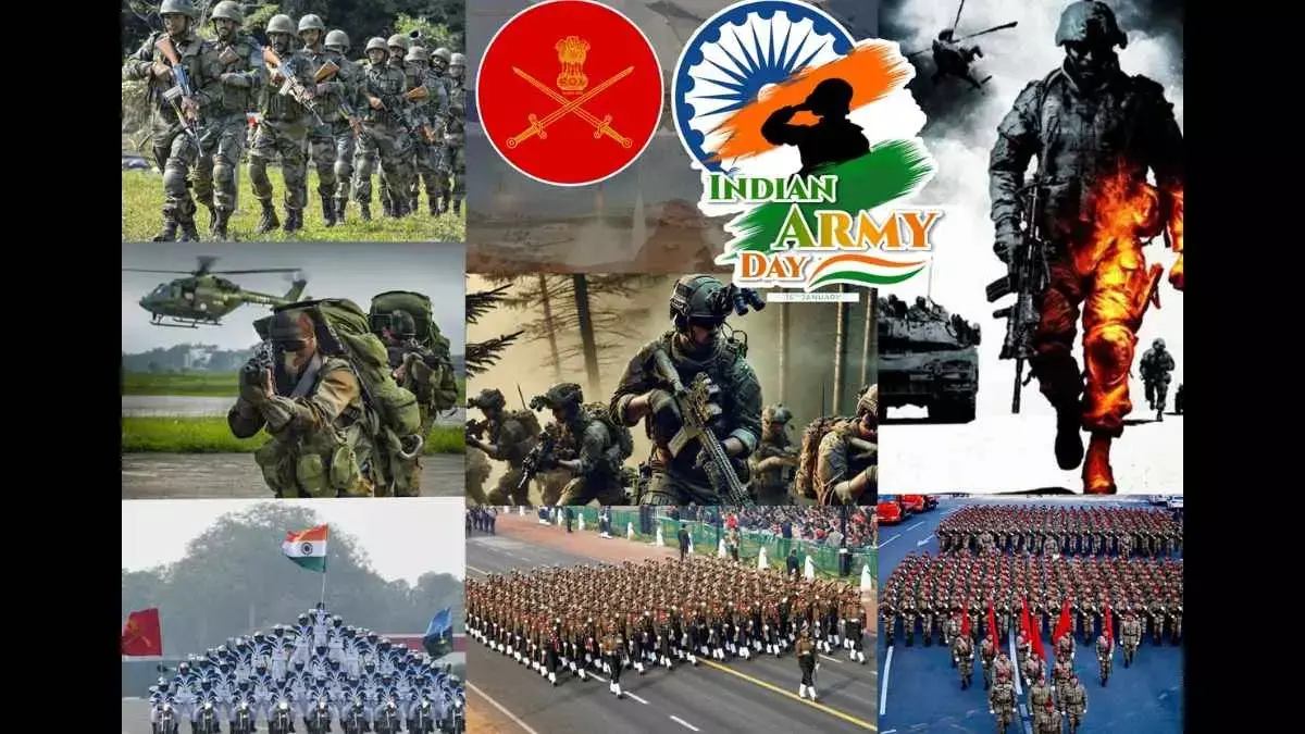 Army Day: राष्ट्रपति, प्रधानमंत्री और रक्षा मंत्री ने भारत की राष्ट्रीय सुरक्षा को सराहते हुए दी शुभकामनाएं Army Day: राष्ट्रपति, प्रधानमंत्री और रक्षा मंत्री ने भारत की राष्ट्रीय सुरक्षा को सराहते हुए दी शुभकामनाएं