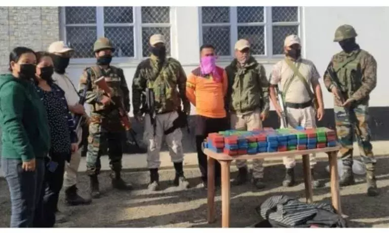 Manipur: चुराचांदपुर में 2.6 करोड़ रुपये की हेरोइन के साथ तस्कर गिरफ्तार