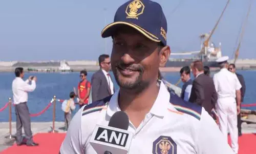 5वीं सदी की पेंटिंग से प्रेरित INSV कौंडिन्य की मस्कट यात्रा: आर्किटेक्ट हेमंत कुमार का खुलासा 5वीं सदी की पेंटिंग से प्रेरित INSV कौंडिन्य की मस्कट यात्रा: आर्किटेक्ट हेमंत कुमार का खुलासा