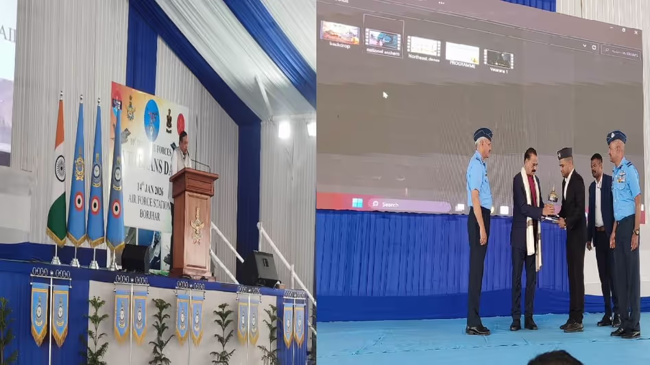 एयर फ़ोर्स स्टेशन Guwahati ने 10वें आर्म्ड फ़ोर्सेज़ वेटरन्स डे पर वेटरन्स को श्रद्धांजलि दी
