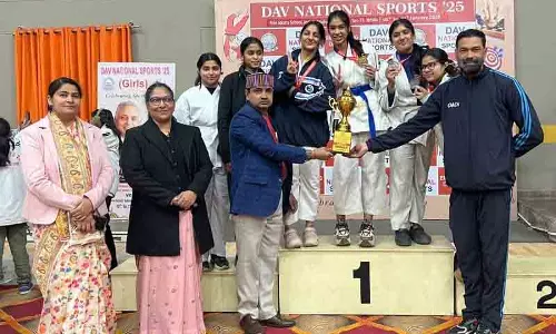 लुधियाना के स्कूल के स्टूडेंट्स ने नेशनल DAV गेम्स में ओवरऑल ट्रॉफी जीती