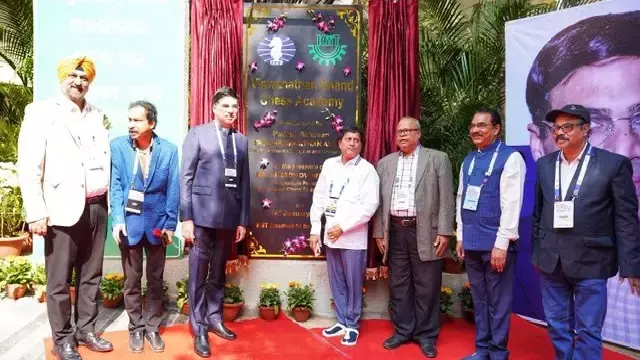 KIIT में विश्वनाथन आनंद शतरंज अकादमी और शतरंज हॉल का किया उद्घाटन