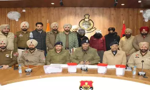 Barnala पुलिस की बड़ी कार्रवाई, पाकिस्तान से जुड़े तीन ड्रग तस्कर पकड़े गए