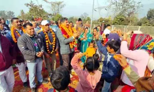 Jugal ने अपर कथार में कम्युनिटी हॉल का उद्घाटन किया Jugal ने अपर कथार में कम्युनिटी हॉल का उद्घाटन किया