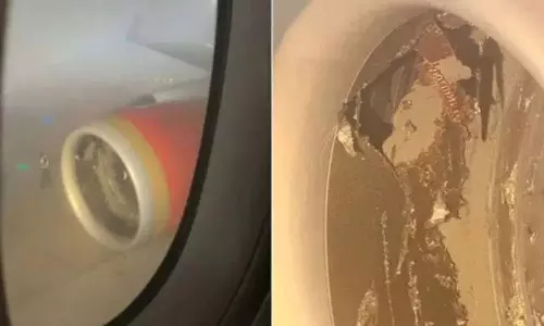 बैगेज कंटेनर में फंसने के बाद स्मॉग से Air India के विमान का इंजन खराब हो गया बैगेज कंटेनर में फंसने के बाद स्मॉग से Air India के विमान का इंजन खराब हो गया